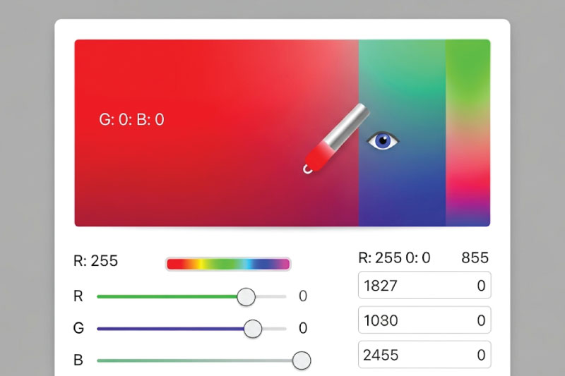 bảng màu rgb